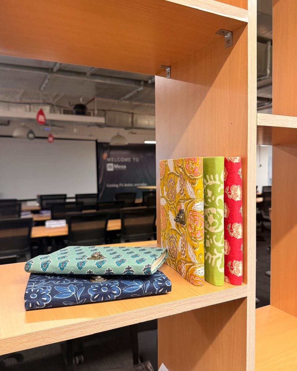 Handcrafted Jaipuri block-print diaries from Rajasthan